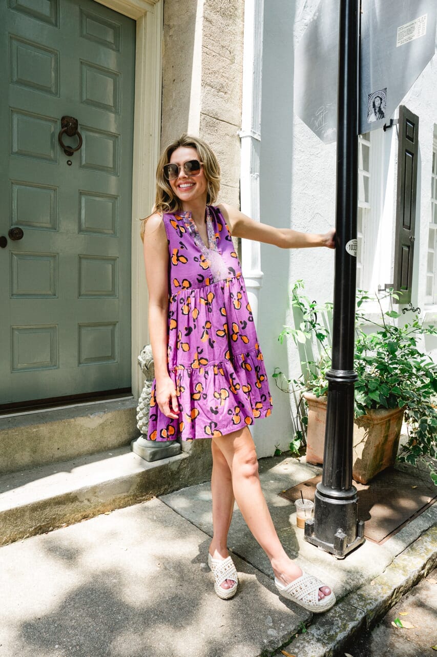 Isla Tiered Mini Dress-Briton Court