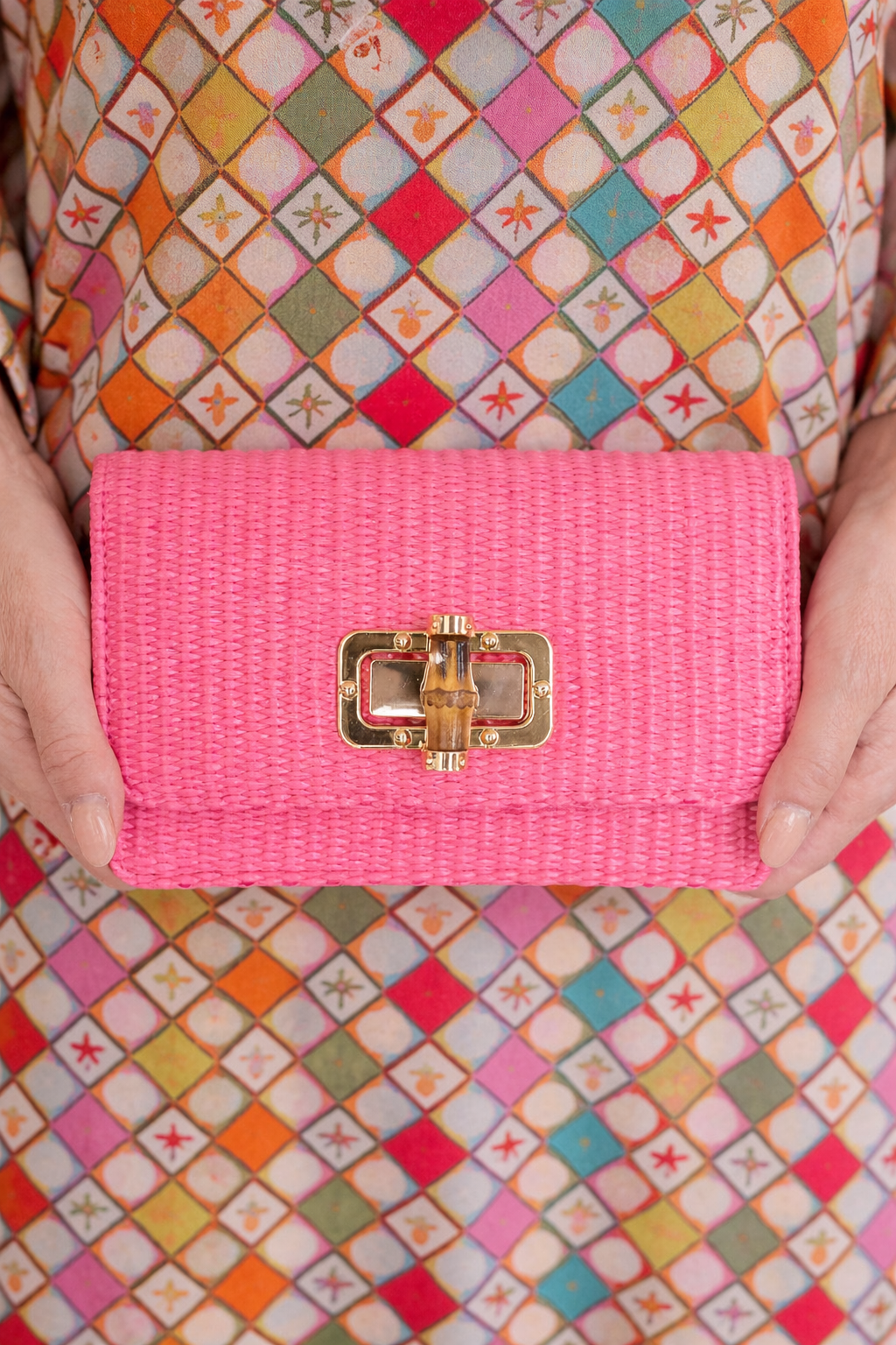 Pink Lilly Clutch-Briton Court