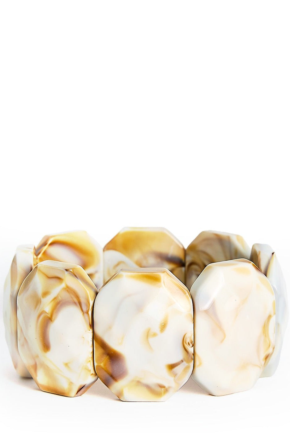 Esme Acrylic Stretchy Cuff Bracelet-Briton Court