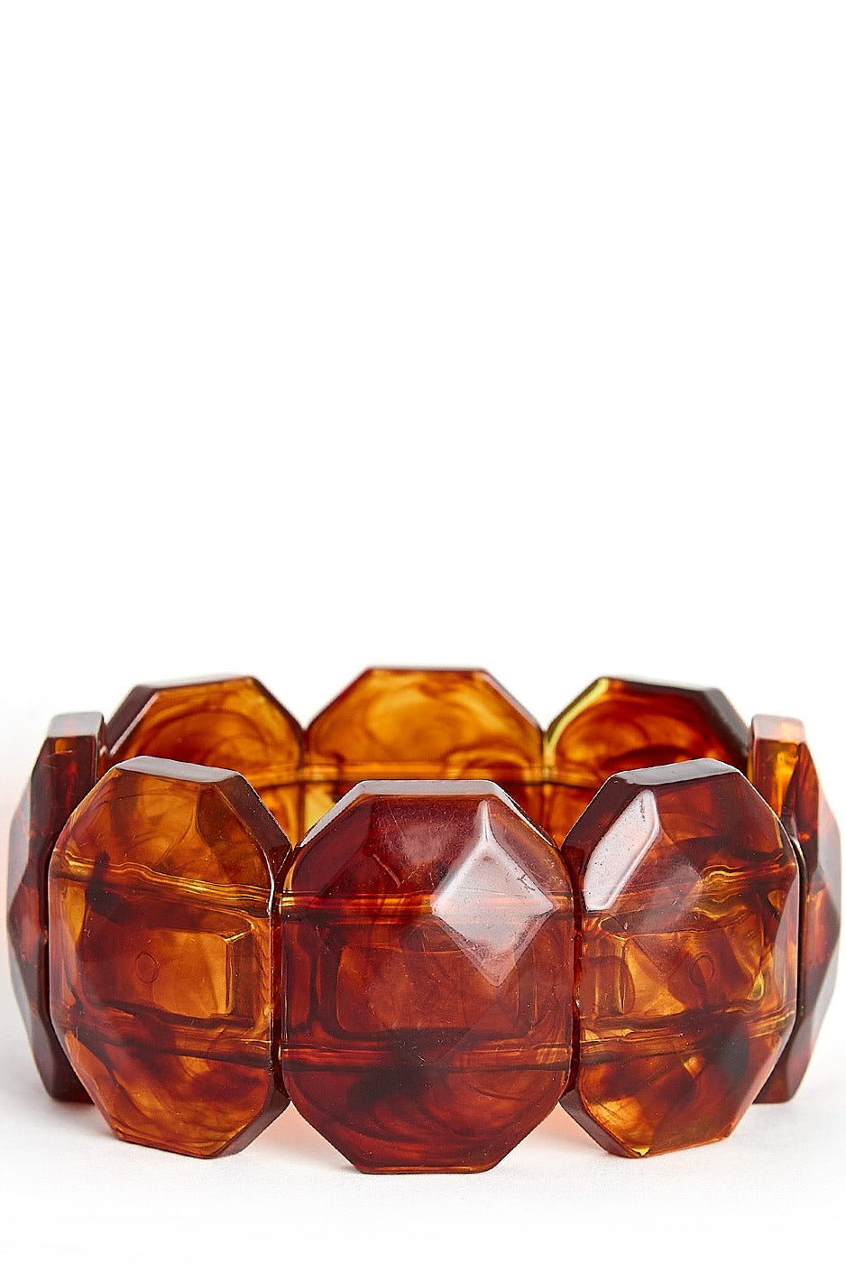 Esme Acrylic Stretchy Cuff Bracelet-Briton Court