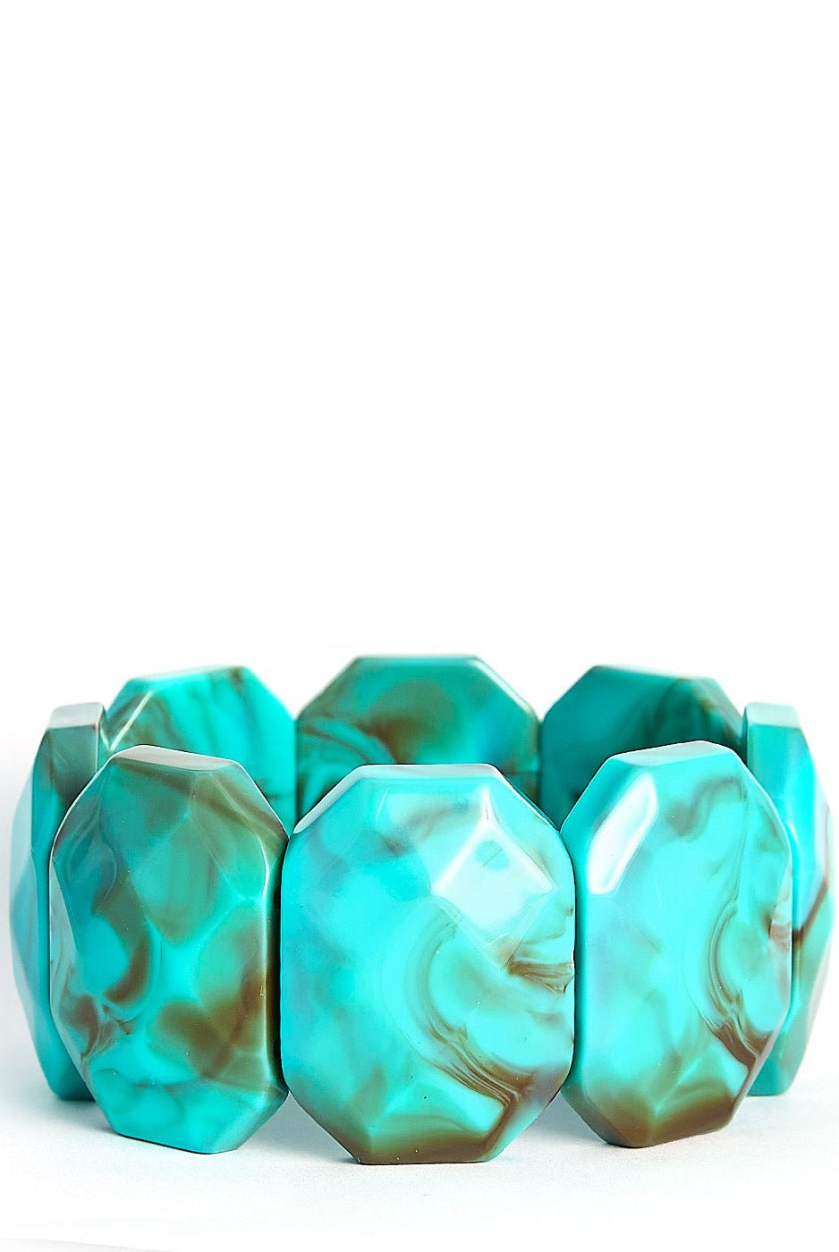 Esme Acrylic Stretchy Cuff Bracelet-Briton Court