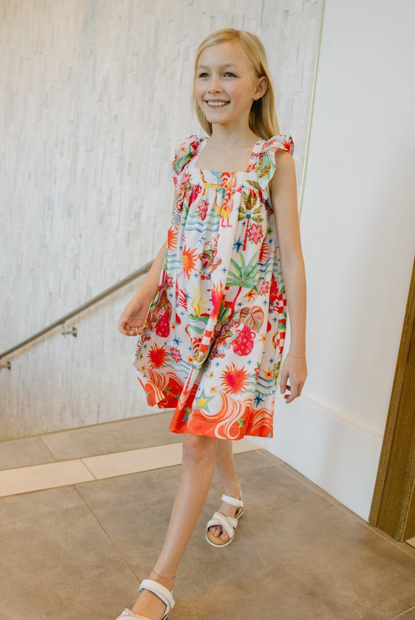 Girls Eleanor Dress-Briton Court