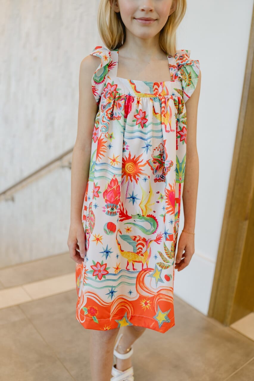 Girls Eleanor Dress-Briton Court