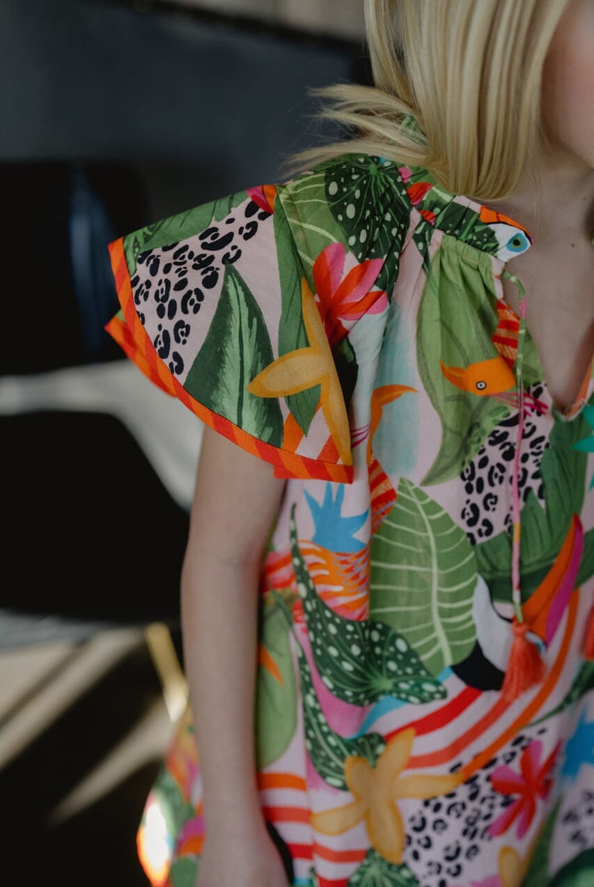 Girls Grayson Dress-Briton Court