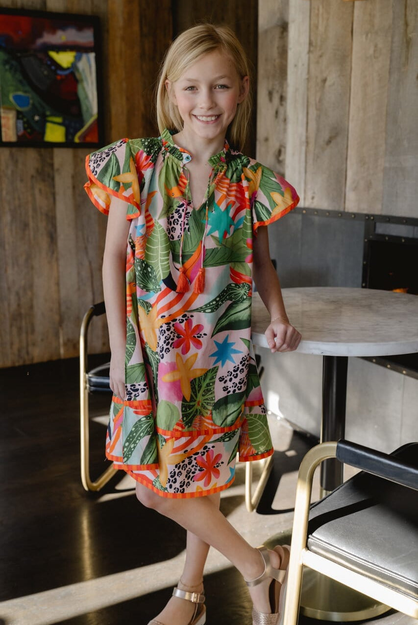 Girls Grayson Dress-Briton Court