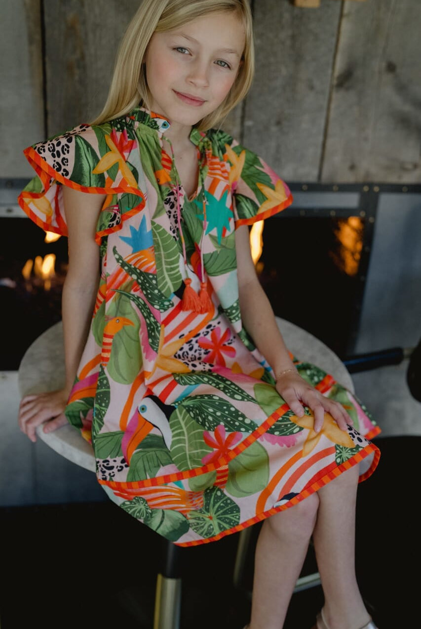 Girls Grayson Dress-Briton Court