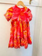 girls bright floral dress - briton court