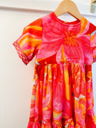 girls bright floral dress - briton court