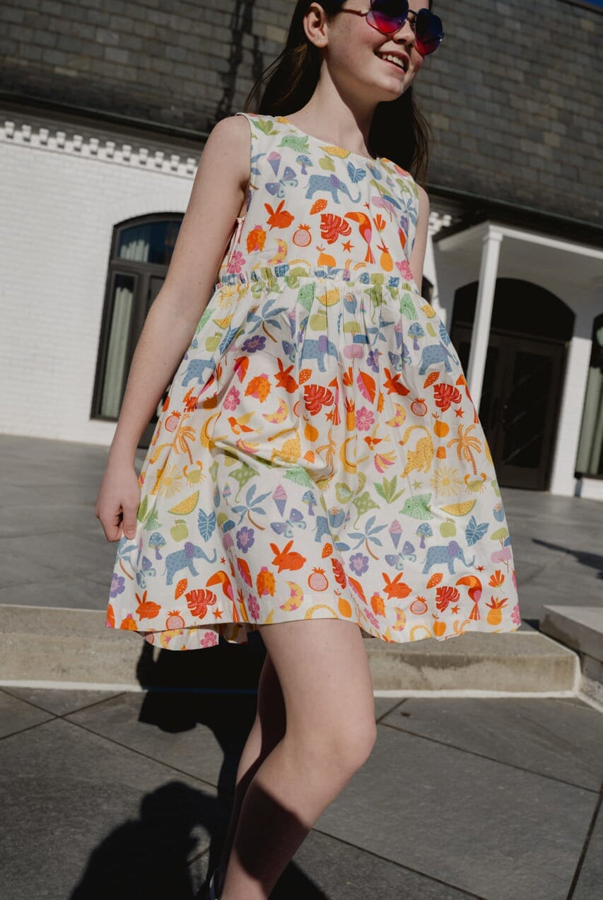 Girls Leah Dress-Briton Court