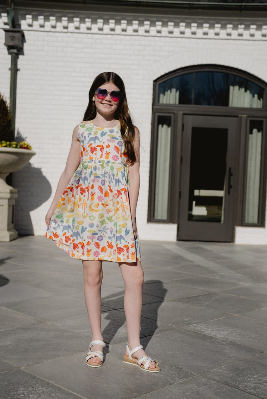 Girls Leah Dress-Briton Court