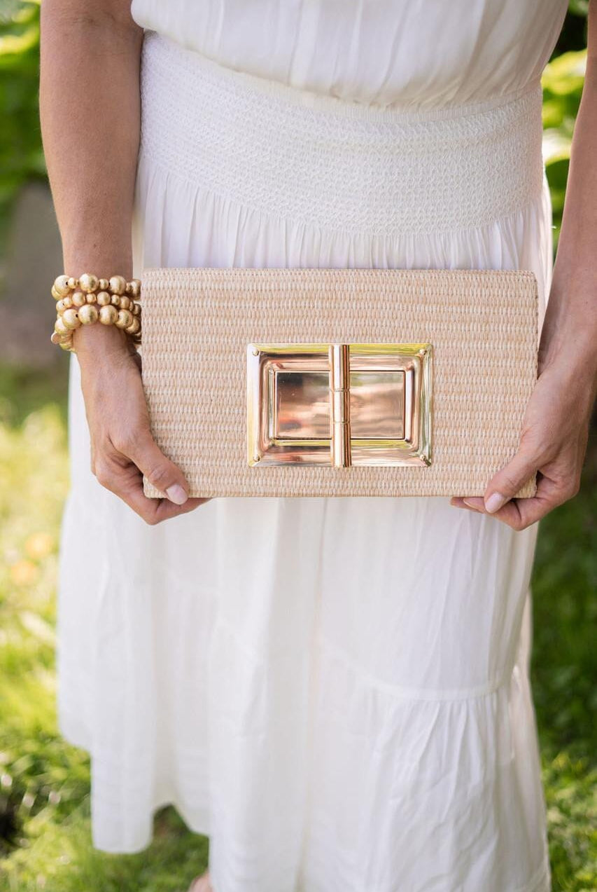 Lillian Clutch - Straw-Briton Court