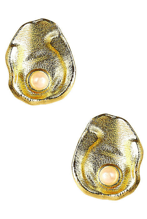 Oyster Stud - Earring-Briton Court