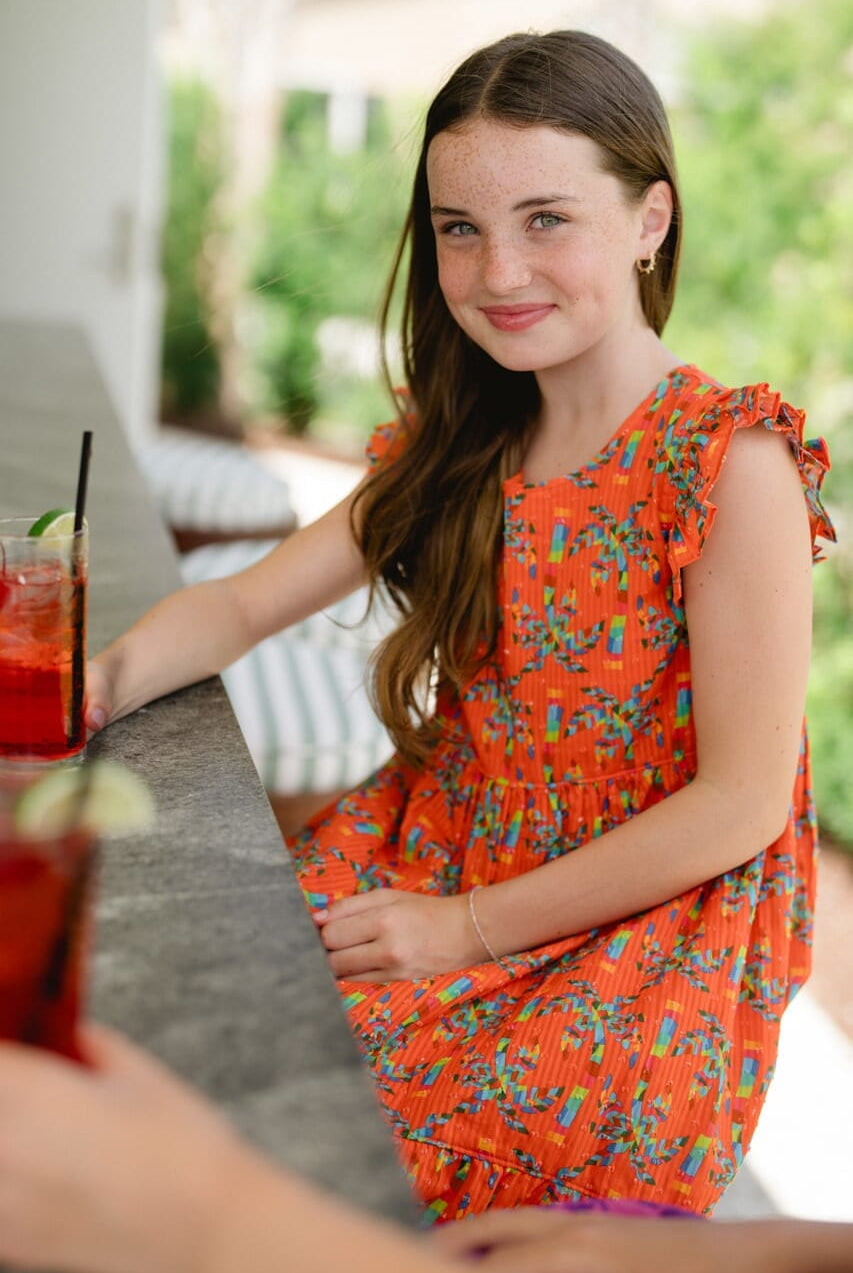 Girls Logan Dress-Briton Court