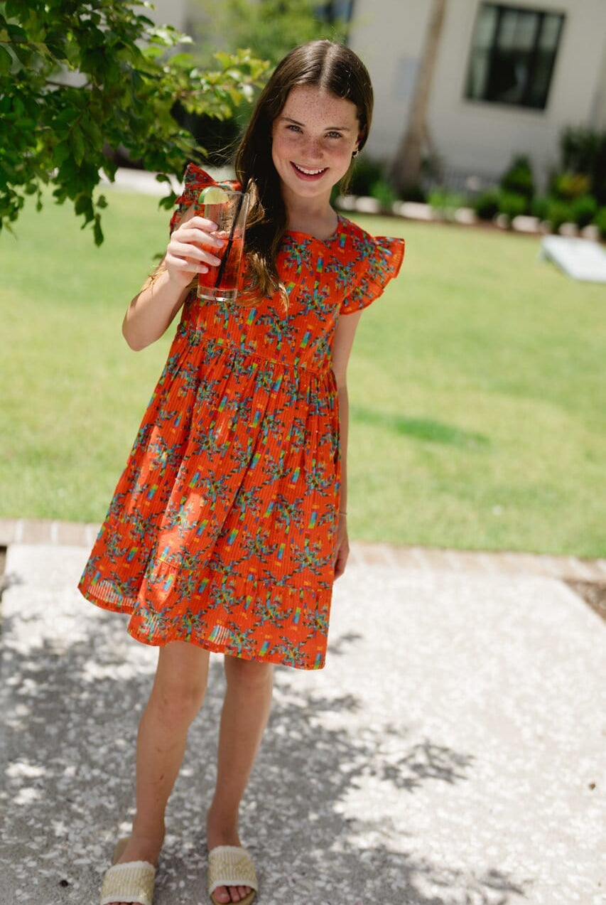 Girls Logan Dress-Briton Court