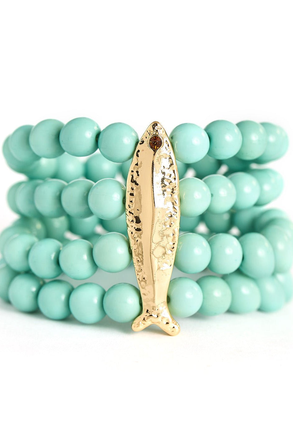 Morgan - Fish Bracelet - Blue-Briton Court
