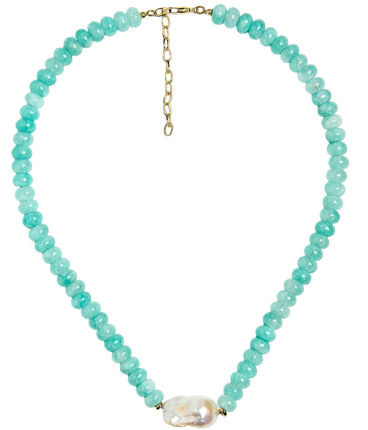 Susie- Quartz Beaded Necklace with freshwater Pearl-Briton Court