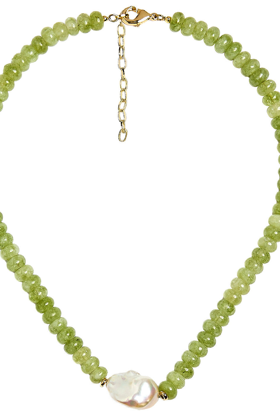 Susie- Quartz Beaded Necklace with freshwater Pearl-Briton Court