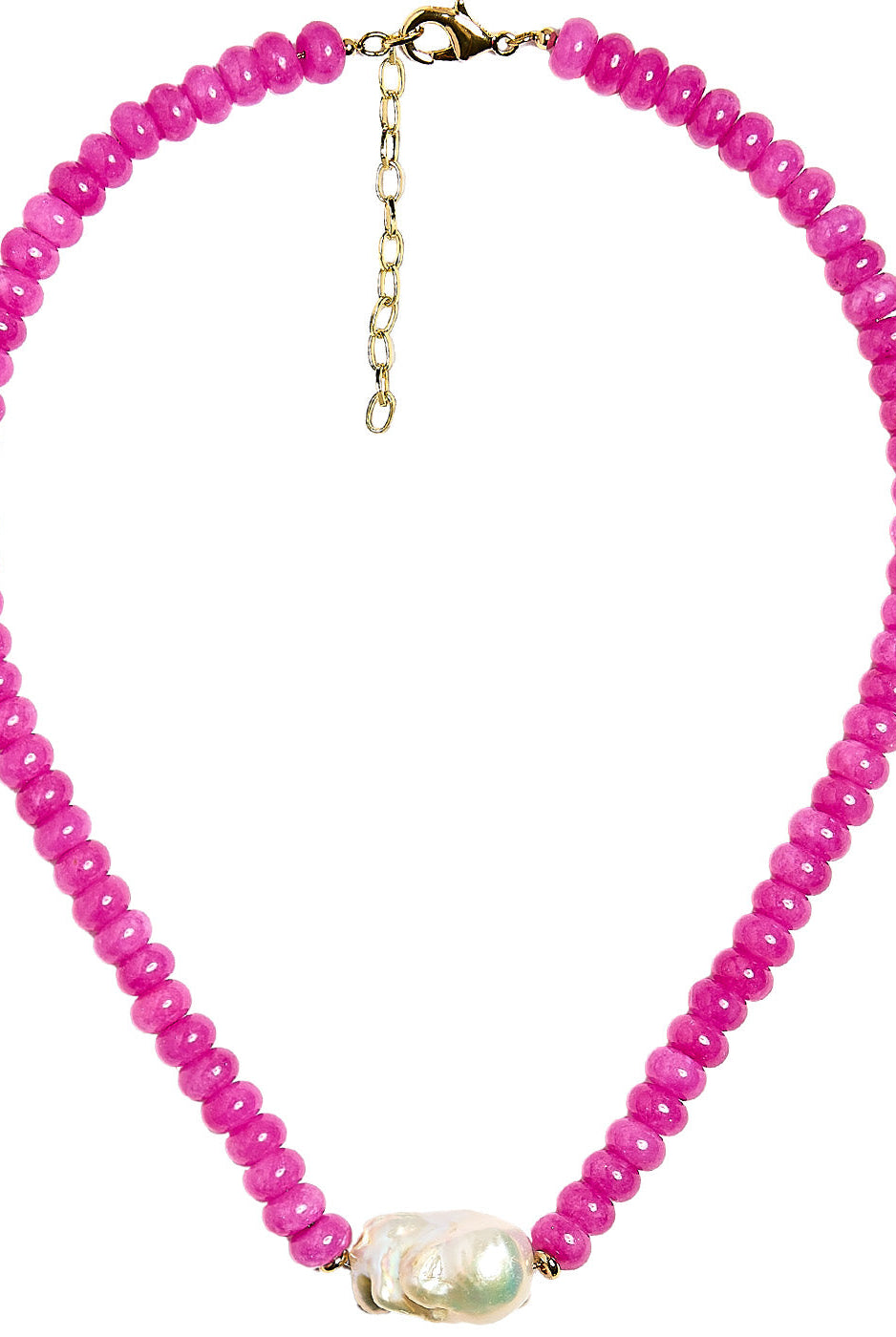 Susie- Quartz Beaded Necklace with freshwater Pearl-Briton Court