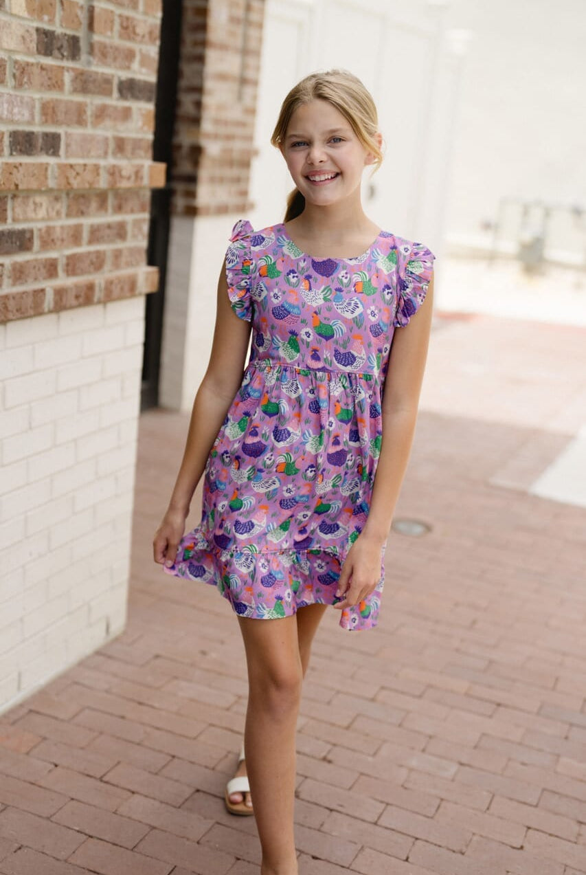 Girls Sophia Dress-Briton Court