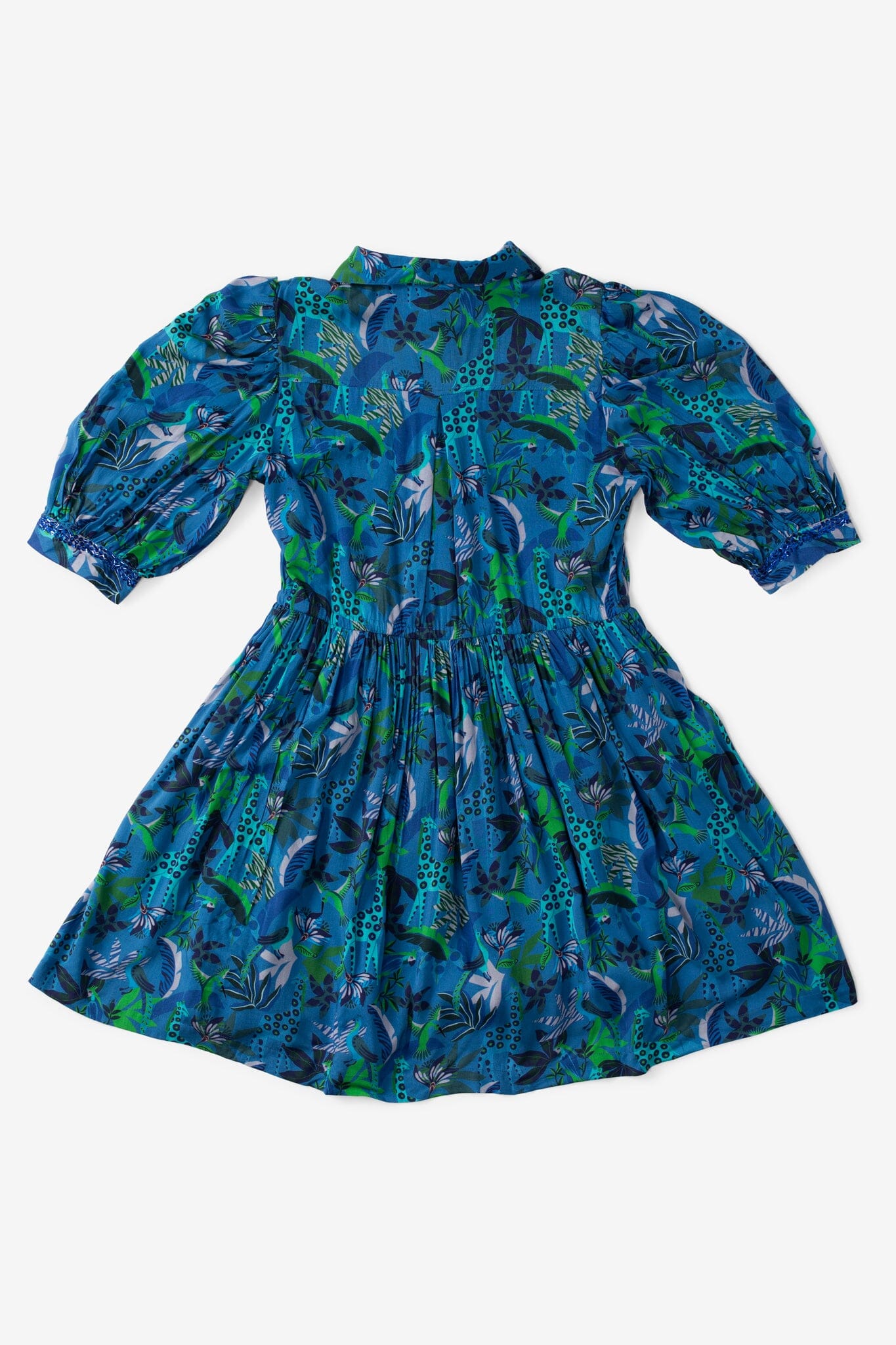 Eva Mini Dress -Blue-Briton Court