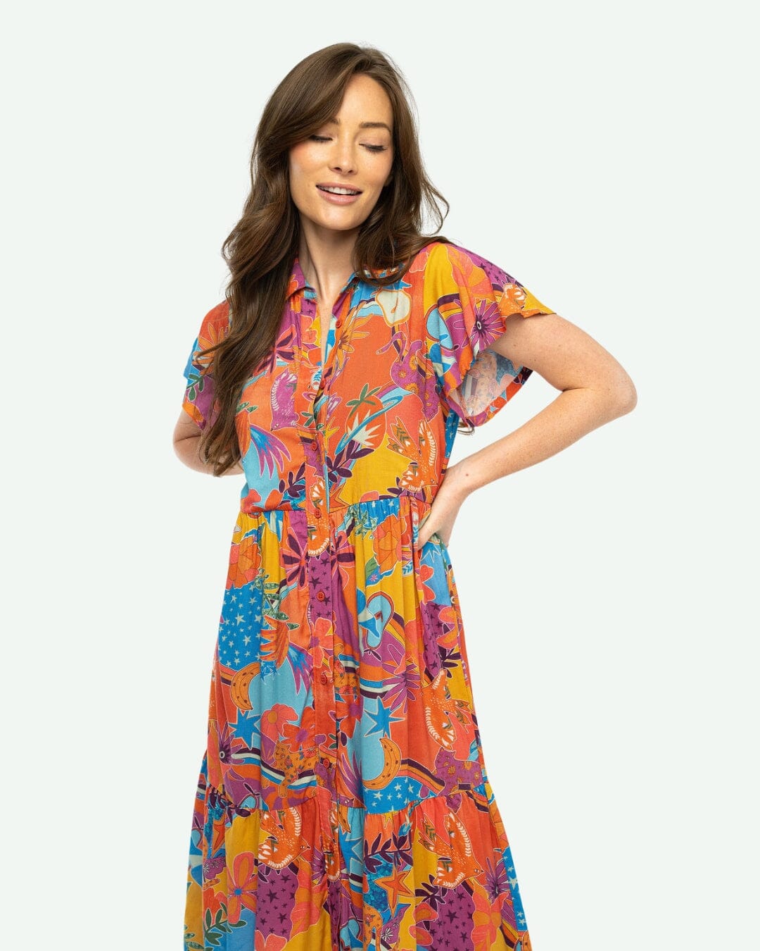 Frenchie Maxi Dress-Briton Court