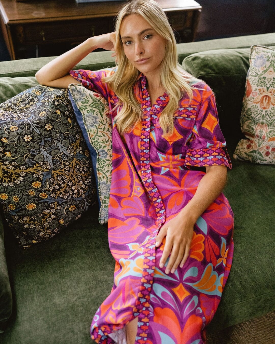 Elena Midi Dress-Briton Court