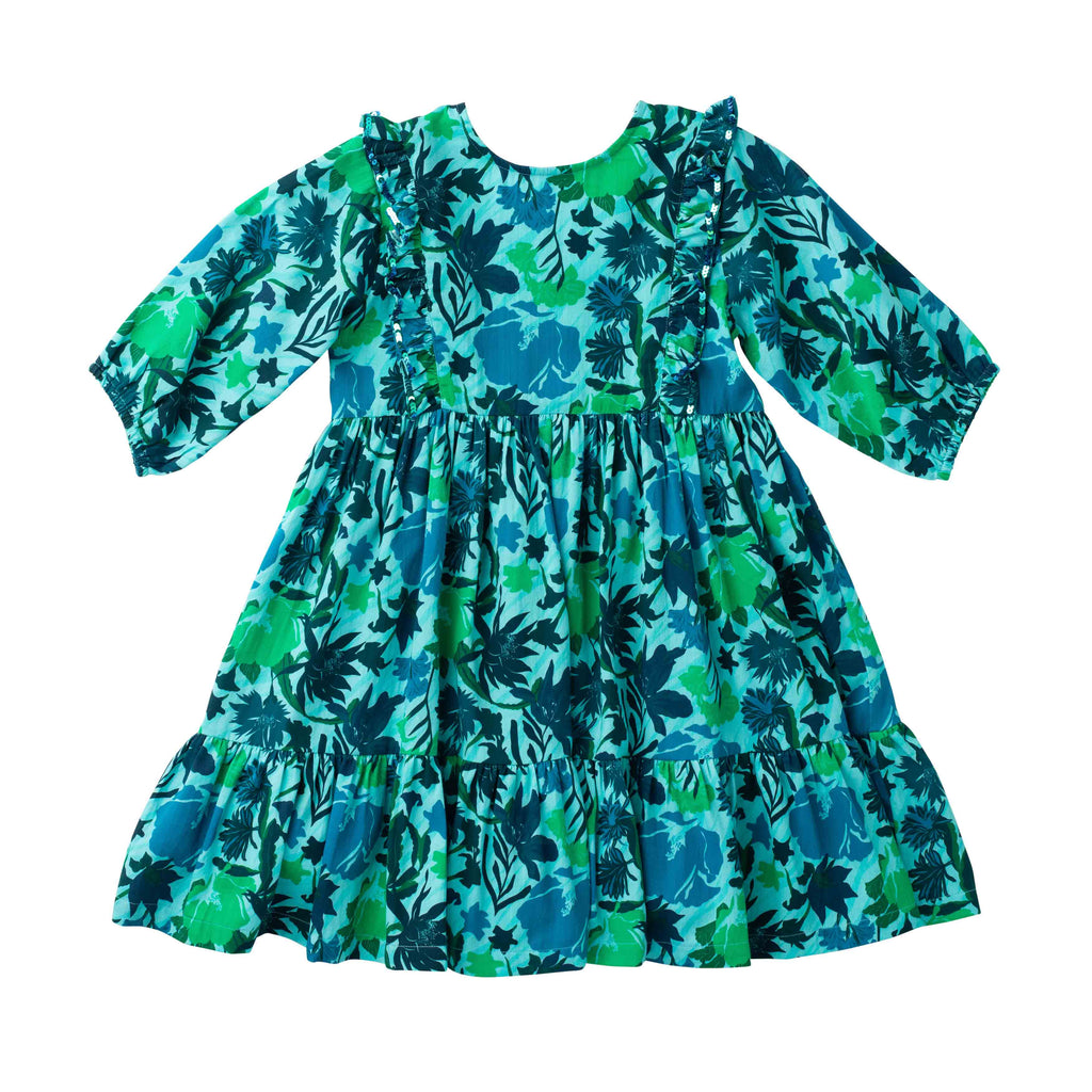 Girls Kelly Dress- Winter Mint-Briton Court