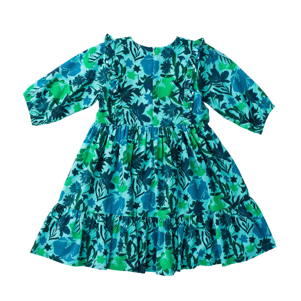 Girls Kelly Dress- Winter Mint-Briton Court