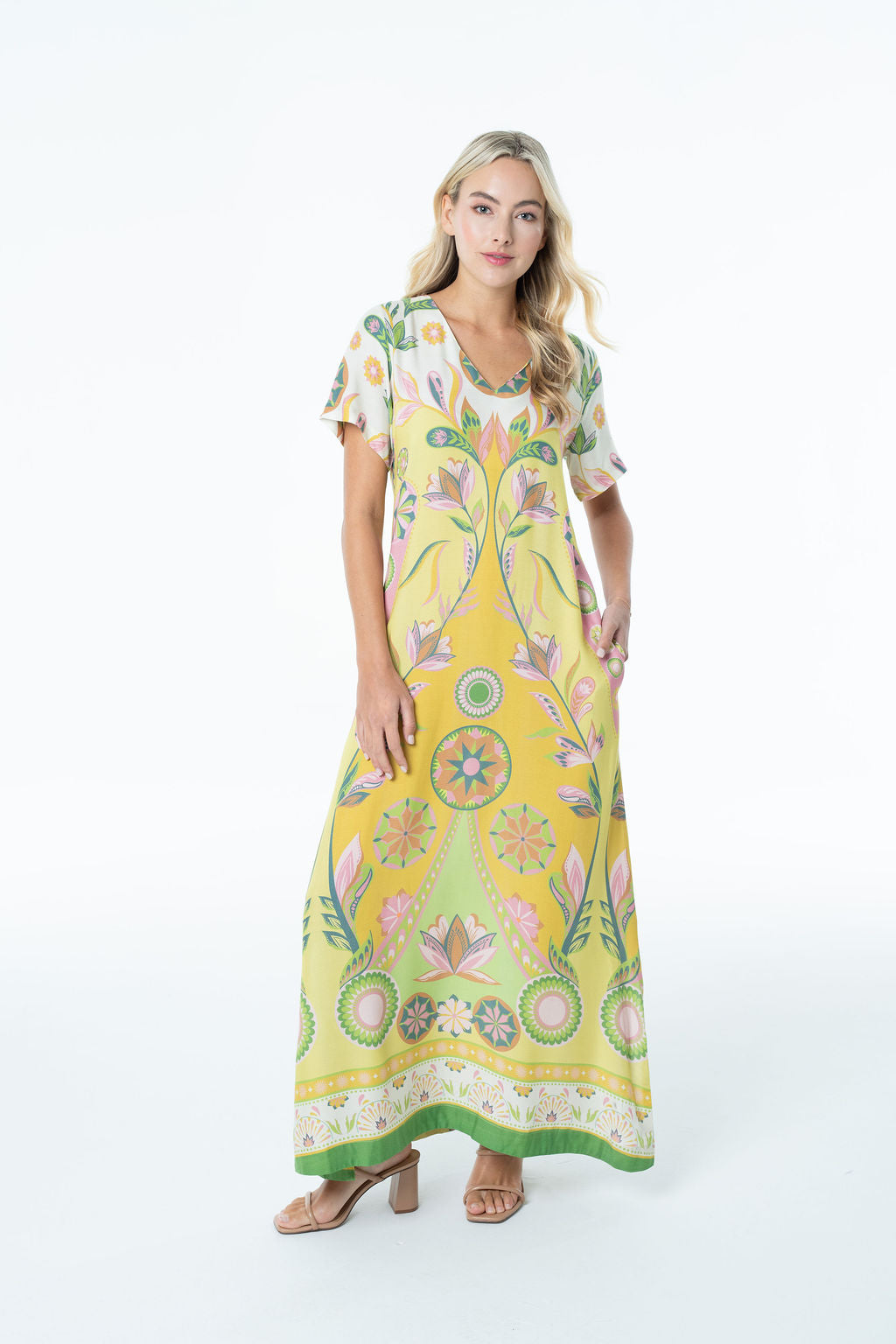 Diana V-neck Maxi-Briton Court
