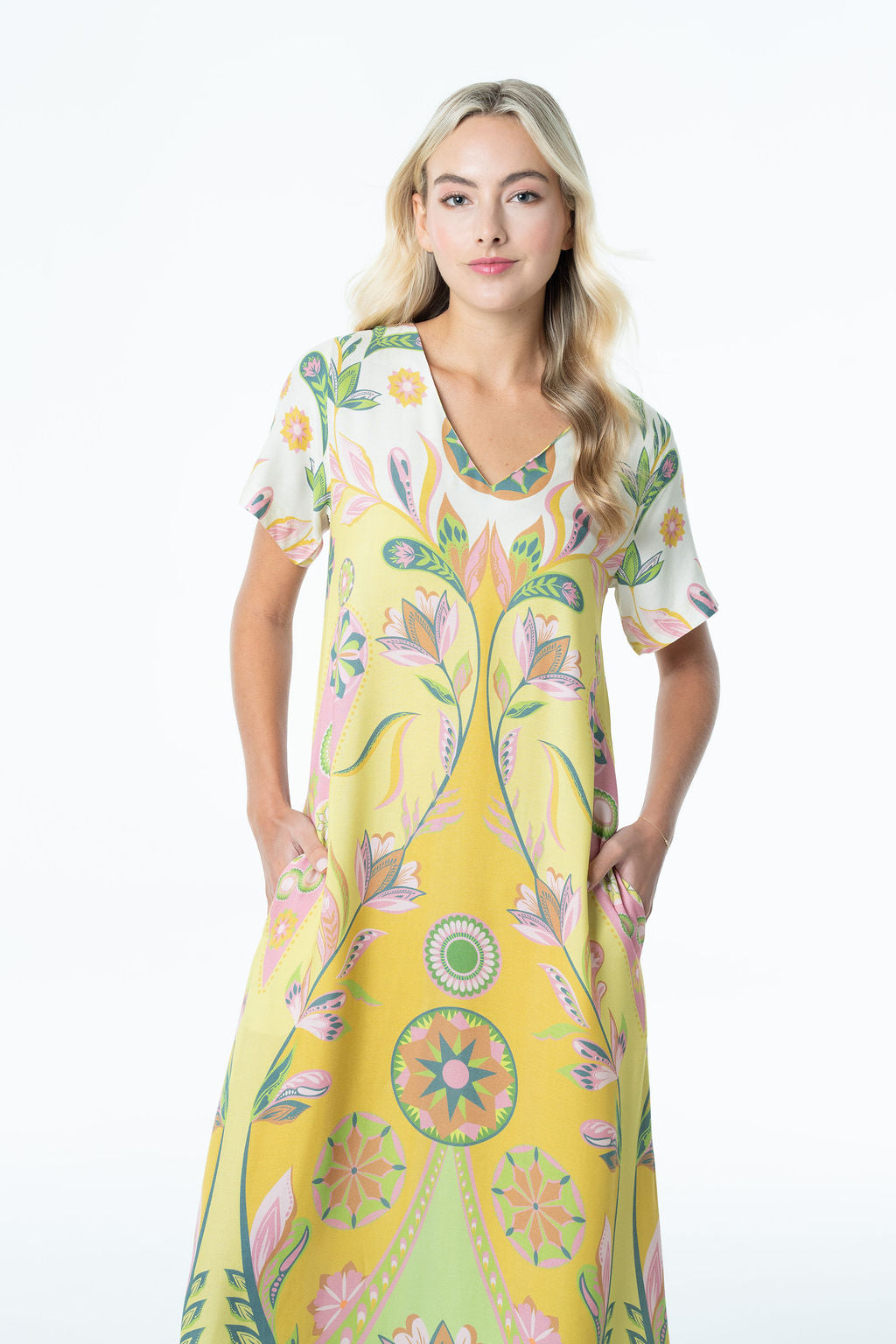 Diana V-neck Maxi-Briton Court