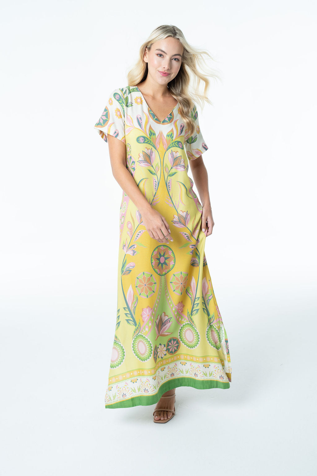 Diana V-neck Maxi-Briton Court