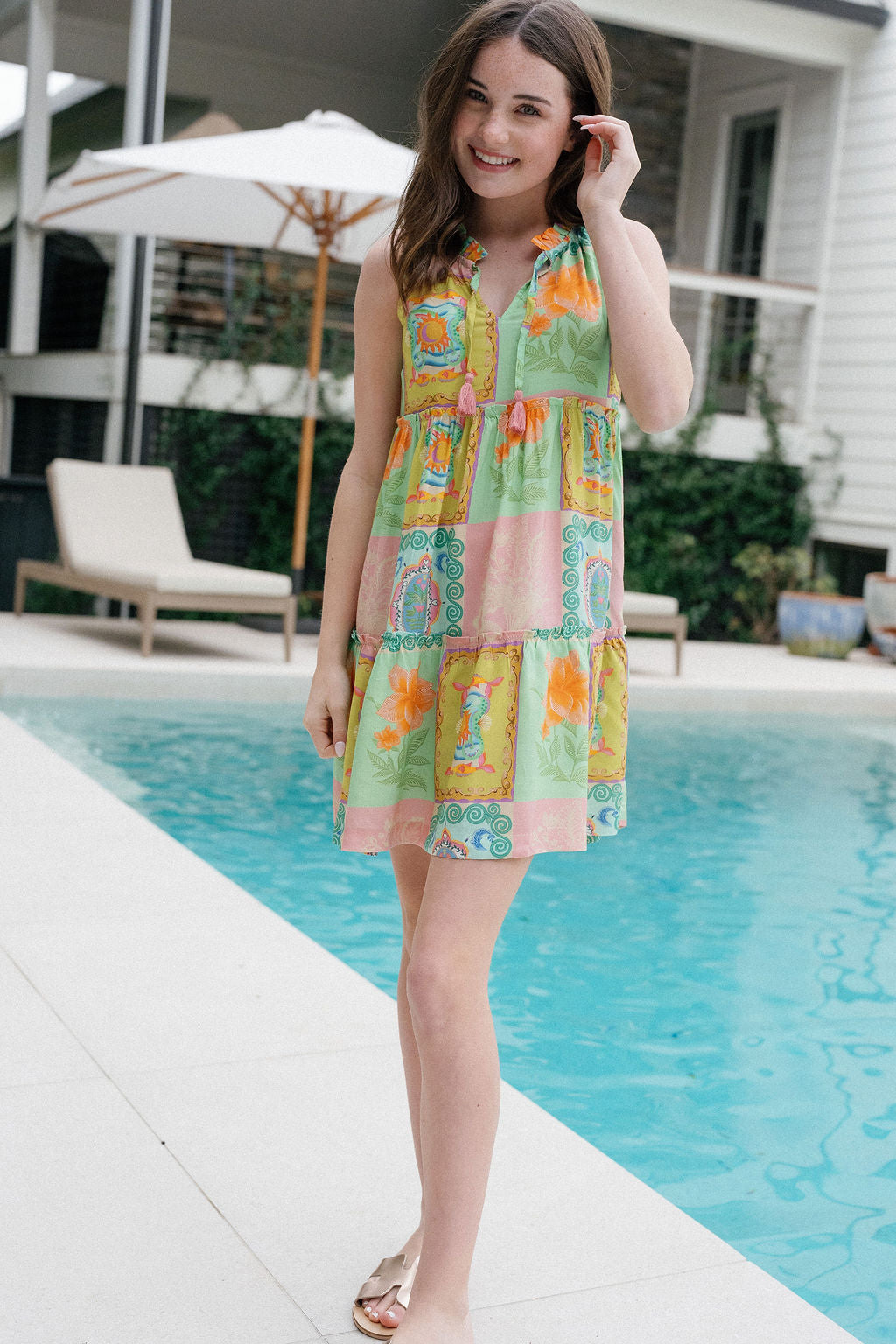 Lola Tiered Dress-Briton Court