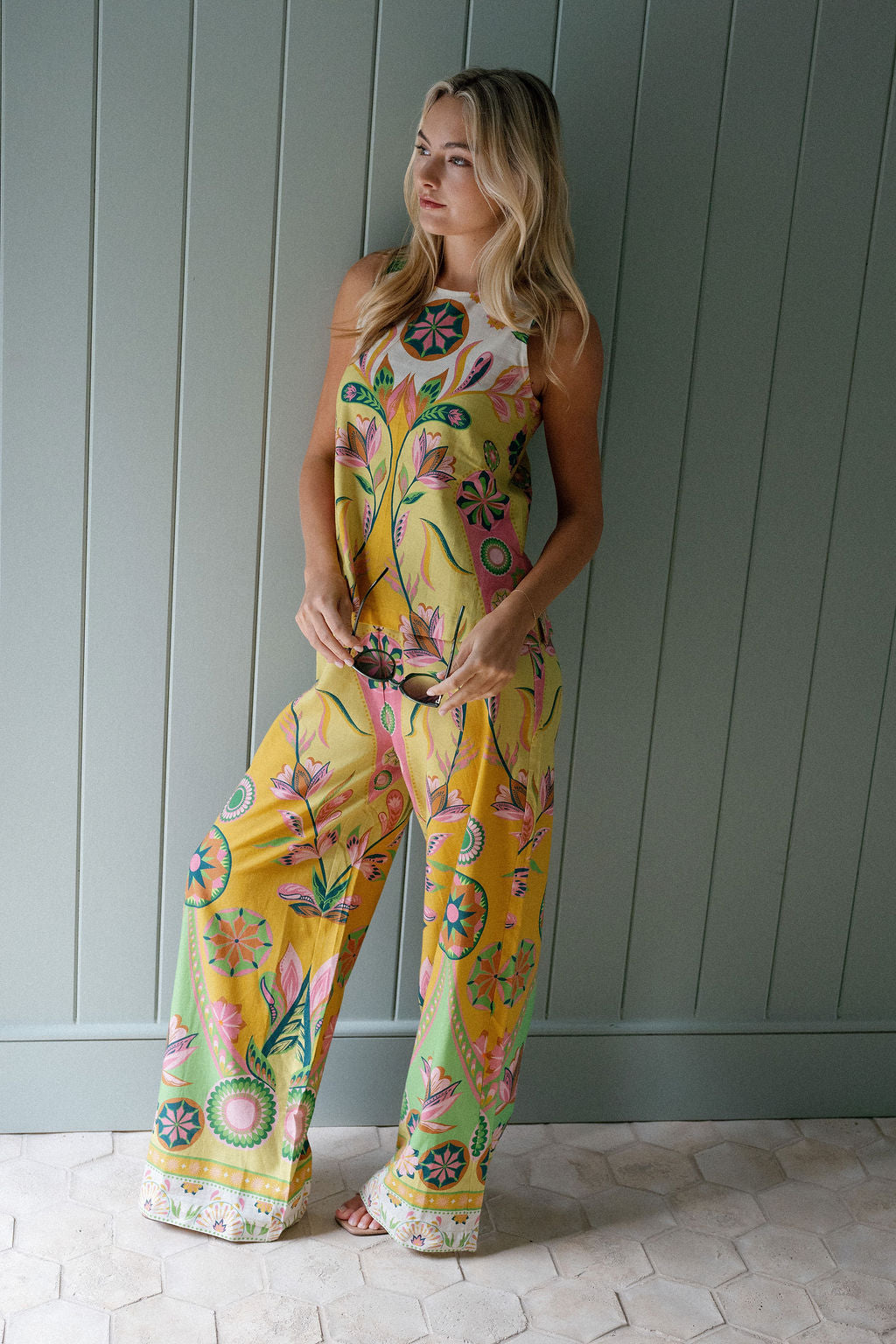 Sarah Linen Pant-Briton Court