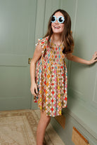 Olive Smocked Dress-Briton Court