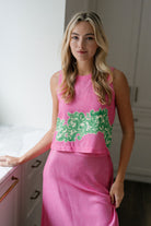 Summer Lattice Boxy Top-Briton Court