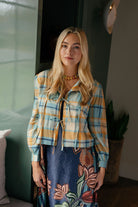 Elise Plaid Top-Briton Court