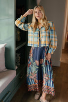 Elise Plaid Top-Briton Court