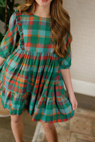 Kelly Plaid Dress-Briton Court