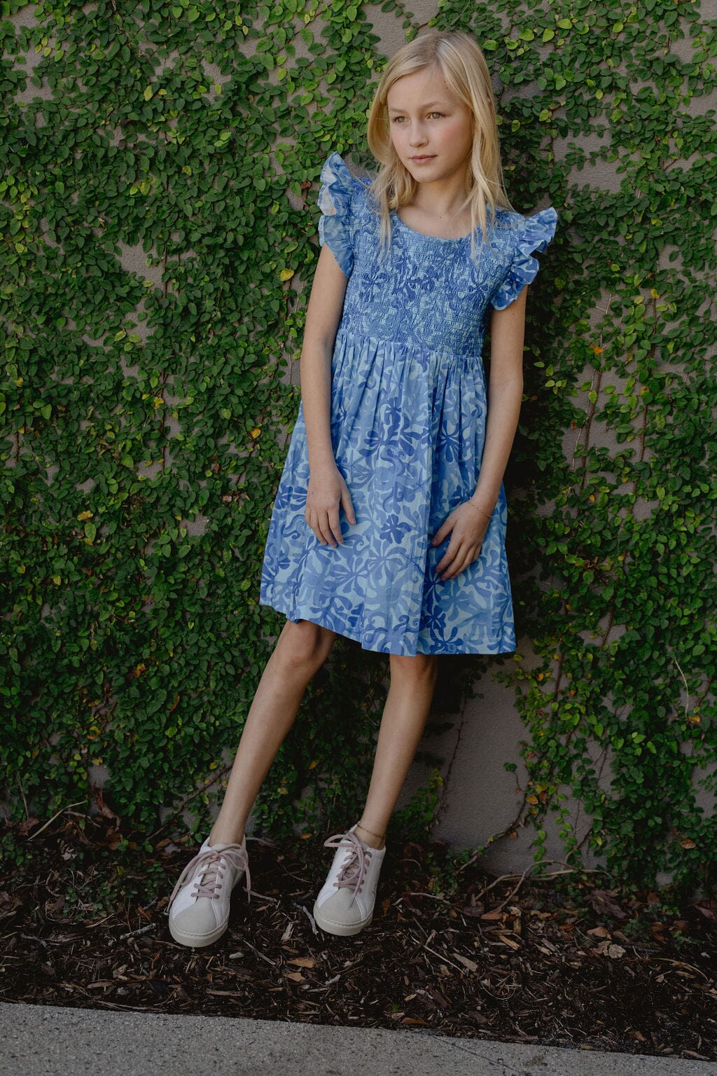 Girls Olive Dress | PATTERNNAME-Briton Court