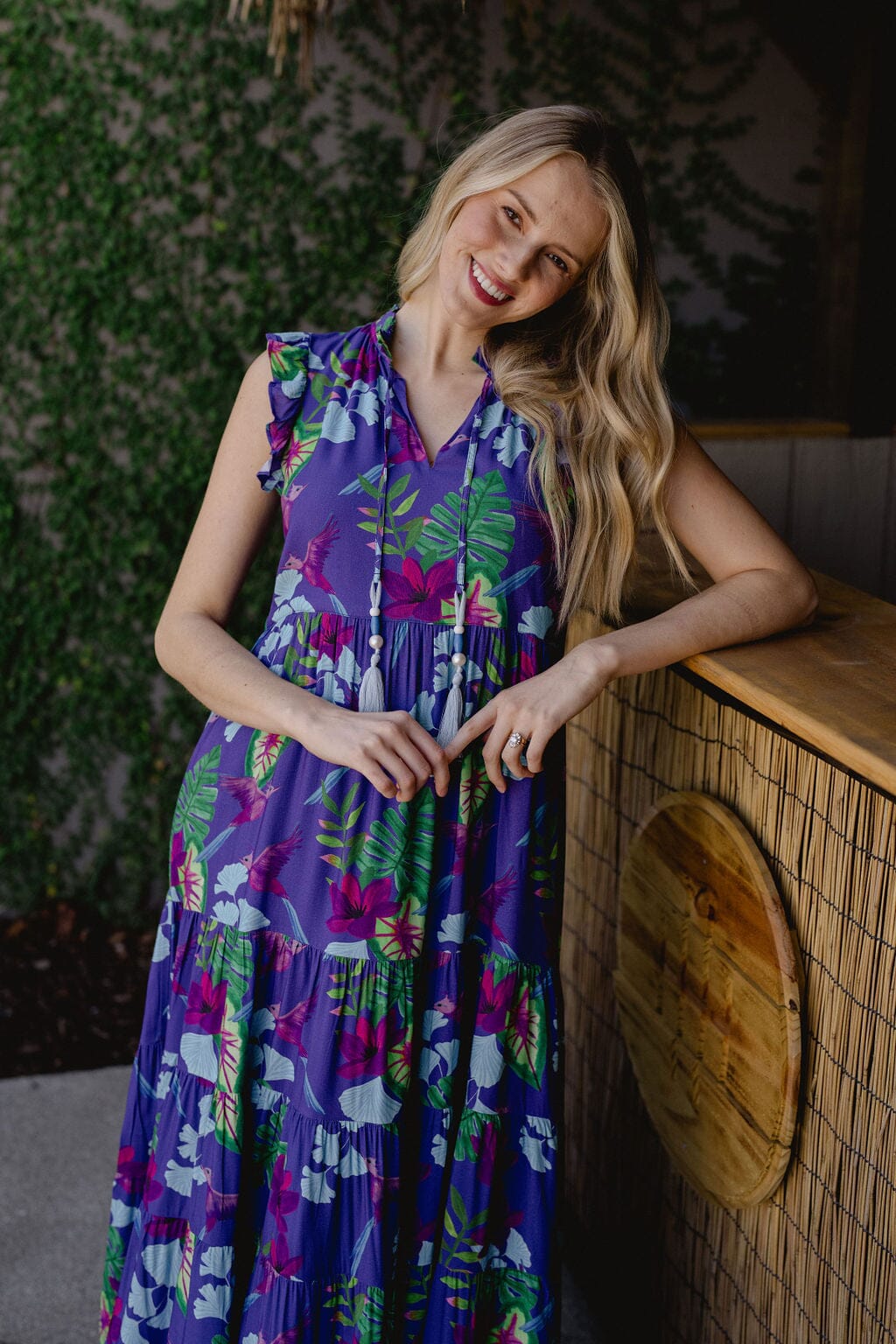 Josie Maxi | Blue Seas-Briton Court
