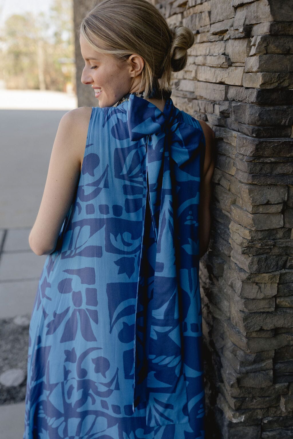 Charlie Maxi Dress | BLUEPATTERNNAME-Briton Court