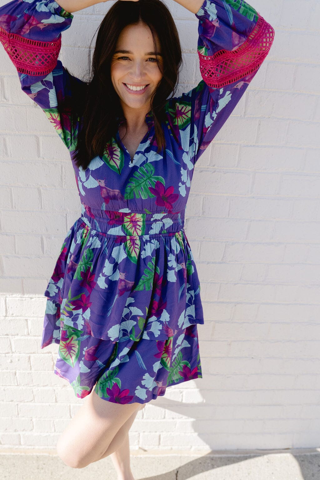 Natali Mini Dress | Blue Seas-Briton Court