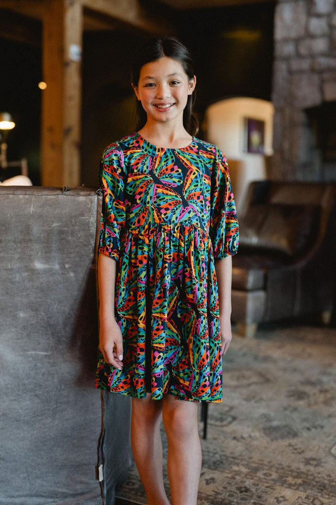 Girls Hattie Dress- Flutter By-Briton Court