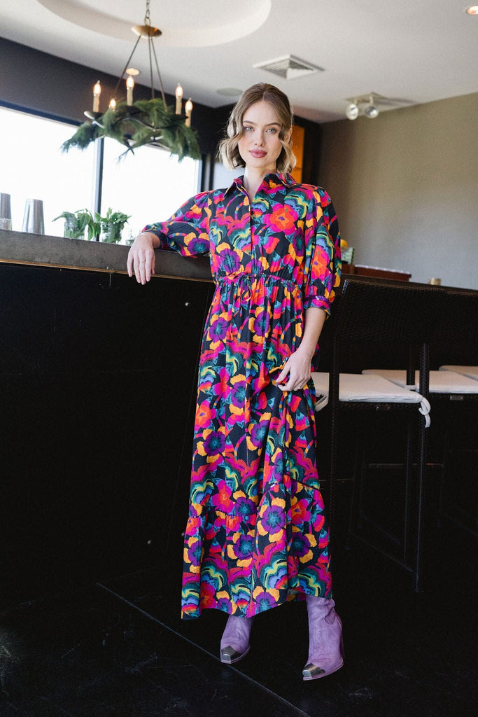 Eva Maxi Dress- Fall Floral-Briton Court