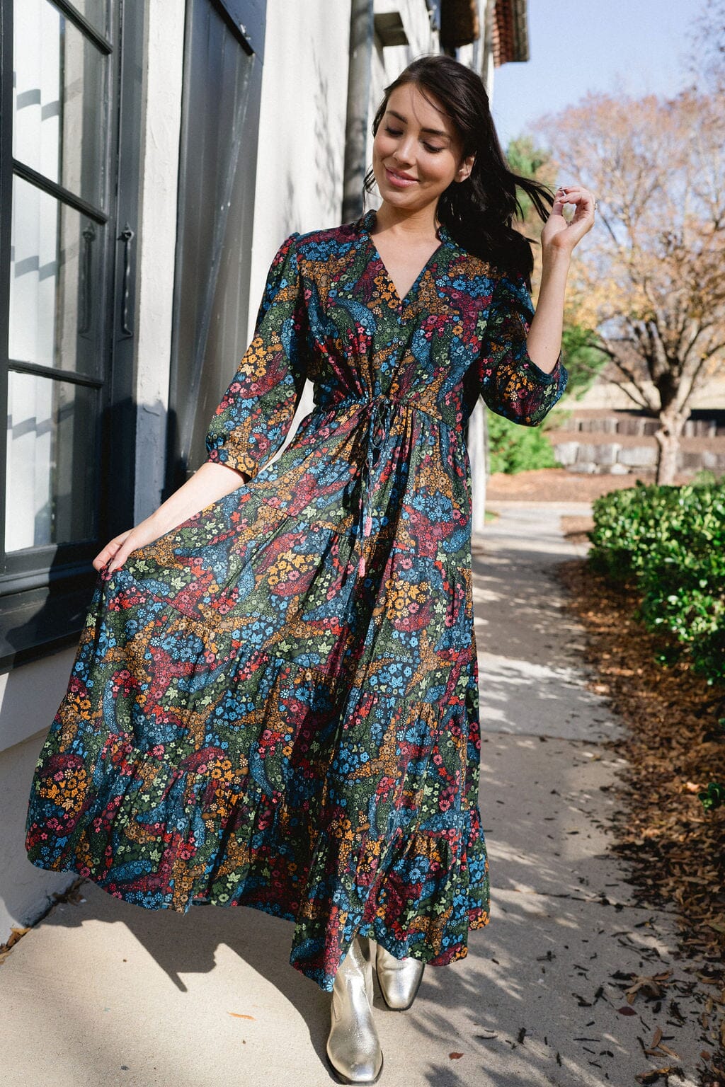 Nova Dress- Ditzy Floral-Briton Court