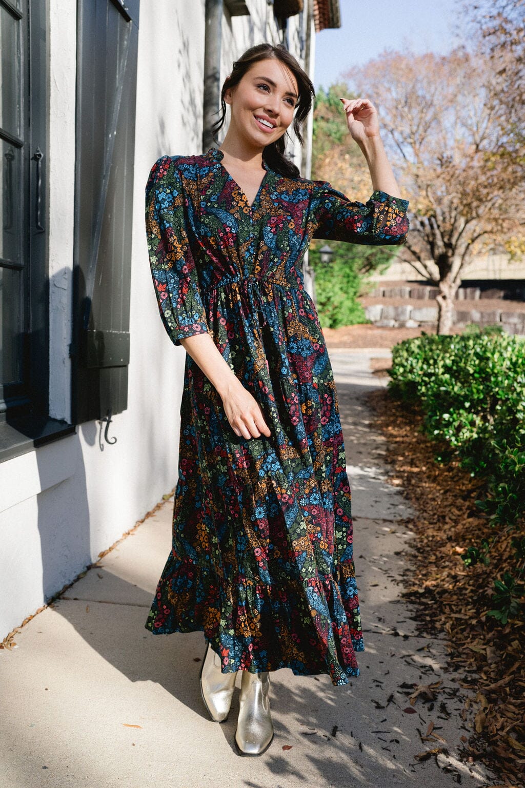 Nova Dress- Ditzy Floral-Briton Court