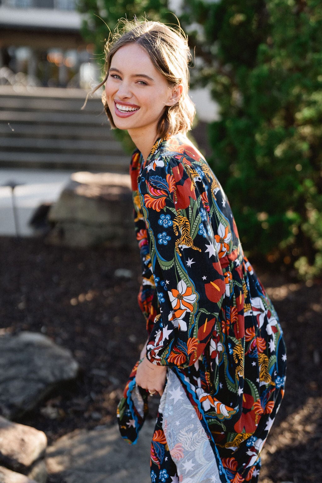 Julie Tiger Maxi Dress| Briton Court