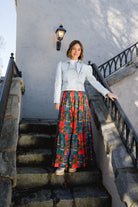 Savannah Maxi Skirt - True Red-Briton Court