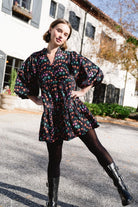 Hattie Dress- Black Starlight-Briton Court