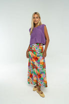 Laura Sleeveless Sweater -Purple-Briton Court